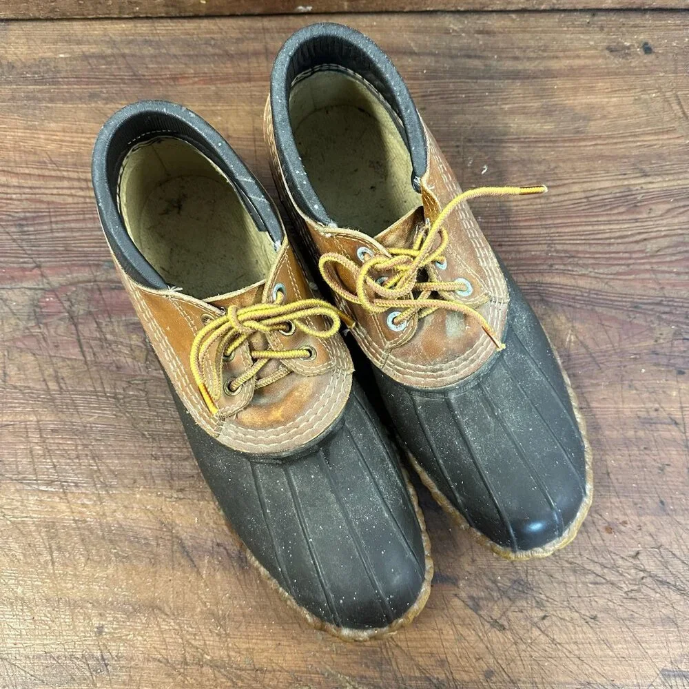 Vintage LL Bean Men's Bean Boots Rubber Mocs 10